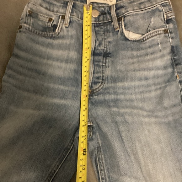 Denim Forum Arlington high rise straight jeans - Picture 7 of 9